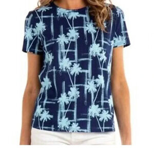 🔥HOST PICK🔥 NWT Fresh Produce Abstract Palm scoop neck tee